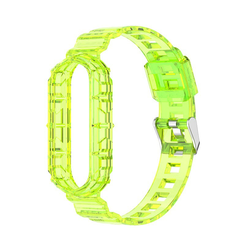 Ensfarvet TPU Smart Watch Band Udskiftningshåndledsrem til Xiaomi Mi Band 6 Ensfarvet TPU Smart Watch Band Udskiftningshåndledsrem til Xiaomi Mi Band 6